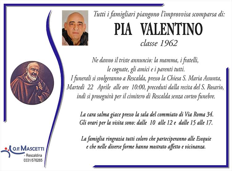 Pia Valentino di anni 62