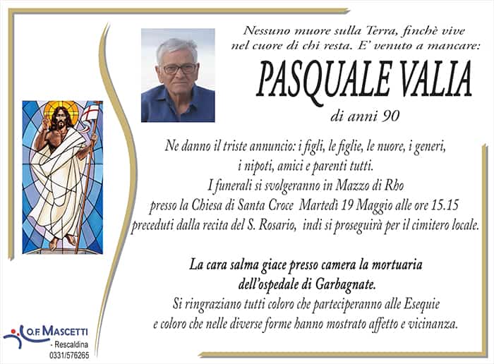 Valia Pasquale di anni 90