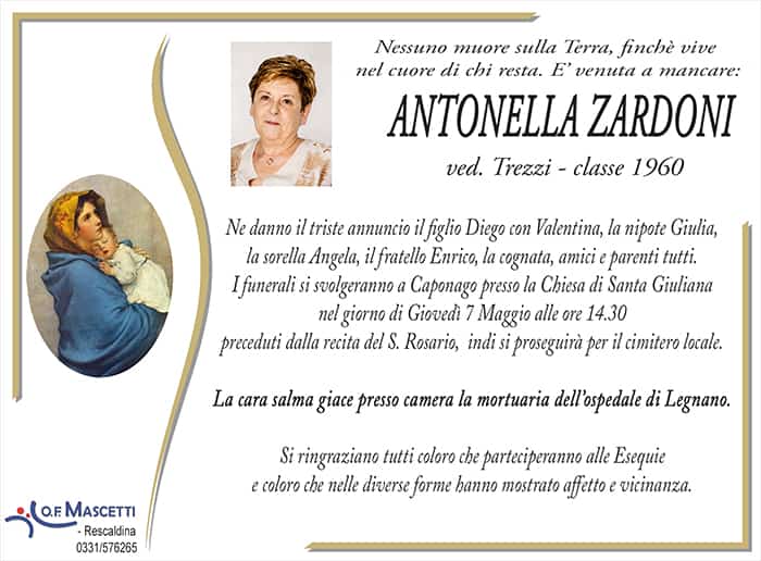 Zardoni Antonella classe 1960